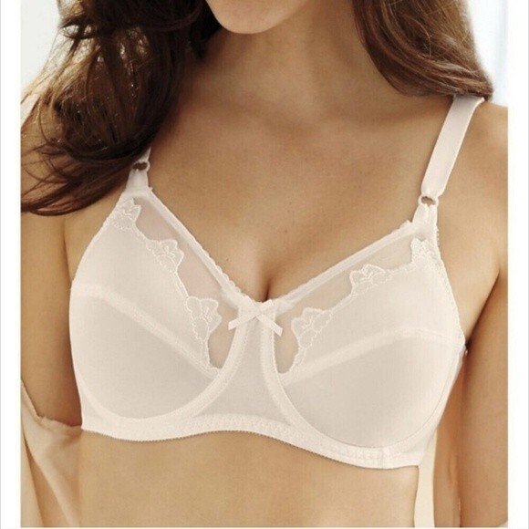 Bali Underwire Bra Flower Full Coverage Comfort  Back 0180 34 C - Picture 1 of 10